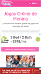 Mobile Screenshot of jogosonlinedemenina.com.br